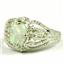 SR365, Created White Opal, 925 Sterling Silver Ring