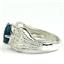 SR365, Created Blue Green Opal, 925 Sterling Silver Ring