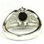 SR365, Created Black Opal, Sterling Silver Ring