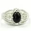 SR365, Black Onyx, 925 Sterling Silver Ring