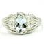 SR365, Aquamarine, 925 Sterling Silver Ring