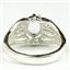 SR365, Aquamarine, 925 Sterling Silver Ring