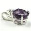 925 Sterling Silver Pendant, Amethyst, SP021