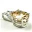 925 Sterling Silver Pendant, Champagne CZ, SP021