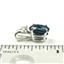 925 Sterling Silver Pendant, London Blue Topaz, SP021
