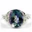 SR057, Neptune Garden Topaz, 925 Sterling Silver Ring