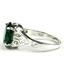 SR057, Russian Nanocrystal Emerald, 925 Sterling Silver Ring