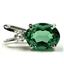 925 Sterling Silver Pendant, Russian Nanocrystal Emerald, SP021