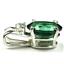 925 Sterling Silver Pendant, Russian Nanocrystal Emerald, SP021