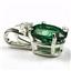925 Sterling Silver Pendant, Russian Nanocrystal Emerald, SP021