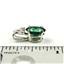 925 Sterling Silver Pendant, Russian Nanocrystal Emerald, SP021