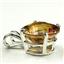 SP088, Twilight Fire Topaz 925 Sterling Silver Pendant