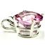 SP088, Pure Pink Topaz 925 Sterling Silver Pendant