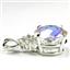SP087, Mercury Mist Topaz, 925 Sterling Silver Pendant