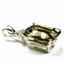 925 Sterling Silver Pendant, Smoky Quartz, SP042