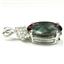 925 Sterling Silver Pendant w/accents, Mystic Fire Topaz, SP016
