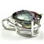 925 Sterling Silver Pendant, Mystic Fire Topaz, SP006