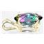 925 Sterling Silver Pendant, Mystic Fire Topaz, SP006