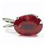 925 Sterling Silver Pendant, Created Ruby, SP006