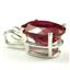 925 Sterling Silver Pendant, Created Ruby, SP006