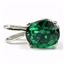 925 Sterling Silver Pendant, Russian Nanocrystal Emerald, SP002