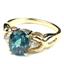 10K, 14K or 18K Gold Ladies Ring, Paraiba Topaz, R243