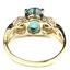 10K, 14K or 18K Gold Ladies Ring, Paraiba Topaz, R243
