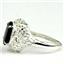Sterling Silver Ladies Ring, Black Onyx, SR009