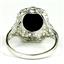 Sterling Silver Ladies Ring, Black Onyx, SR009
