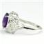 Sterling Silver Ladies Ring, Amethyst, SR009