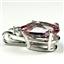 925 Sterling Silver Pendant, Pure Pink Topaz, SP019