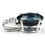 925 Sterling Silver Pendant, London Blue Topaz, SP019