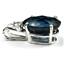 925 Sterling Silver Pendant, London Blue Topaz, SP019
