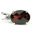 925 Sterling Silver Pendant, Mozambique Garnet, SP019