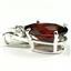 925 Sterling Silver Pendant, Mozambique Garnet, SP019