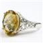 Sterling Silver Ladies Ring, Citrine, SR049