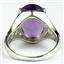 Sterling Silver Ladies Ring, Amethyst, SR049