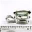 925 Sterling Silver Pendant, Green Amethyst, SP006