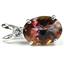925 Sterling Silver Pendant, Twilight Fire Topaz, SP085