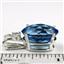 925 Sterling Silver Pendant,  Swiss Blue Topaz, SP085