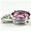 925 Sterling Silver Pendant, Pure Pink Topaz, SP085