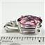 925 Sterling Silver Pendant, Pure Pink Topaz, SP085