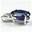 925 Sterling Silver Pendant, Created Blue Sapphire, SP085