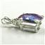 925 Sterling Silver Pendant, Mercury Mist Topaz, SP042