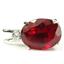925 Sterling Silver Pendant, Created Ruby, SP018