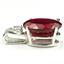 925 Sterling Silver Pendant, Created Ruby, SP018