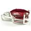925 Sterling Silver Pendant, Created Ruby, SP018