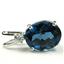 925 Sterling Silver Pendant, London Blue Topaz, SP020