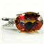 925 Sterling Silver Pendant, Twilight Fire Topaz, SP018