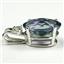 925 Sterling Silver Pendant, Neptune Garden Topaz, SP018